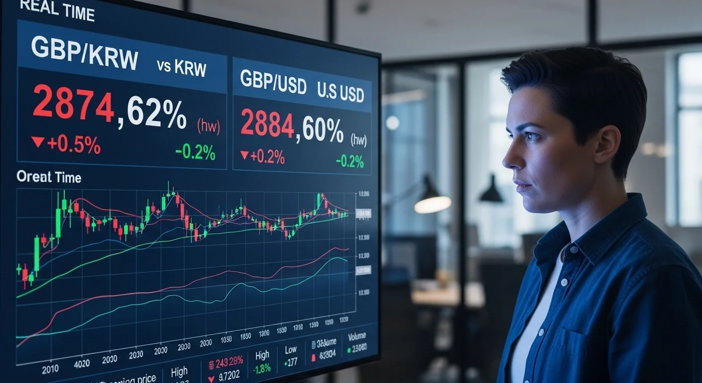 2025년 현재 파운드 환율, 얼마나 될까요?