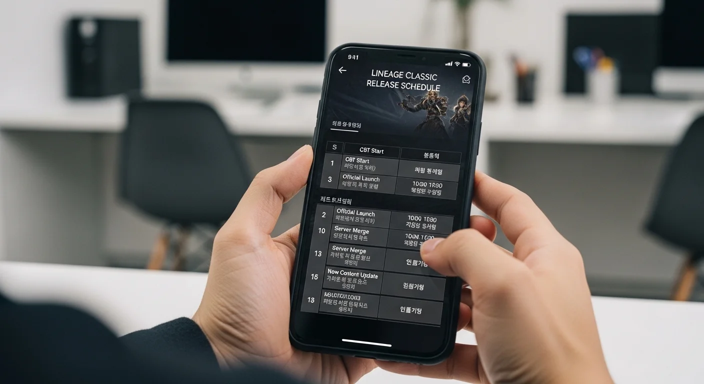 언제부터 플레이할 수 있나요? (출시 일정 상세)