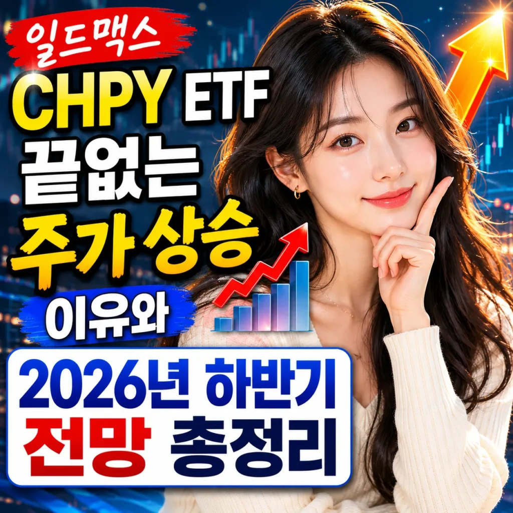 일드맥스 CHPY ETF 끝없는 주가 상승 이유와 2026년 하반기 전망 총정리